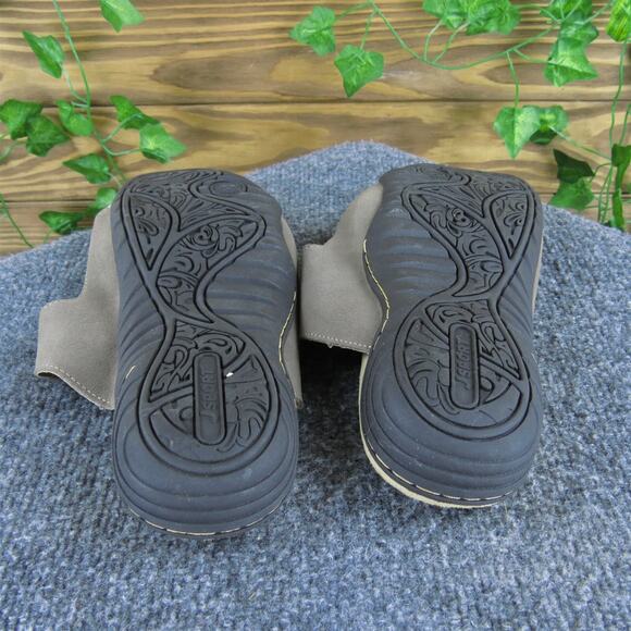 Jsport Women's Carina Slide Brown Leather Sz 9 Medium Gently Used 2025 - Picture 6 of 7